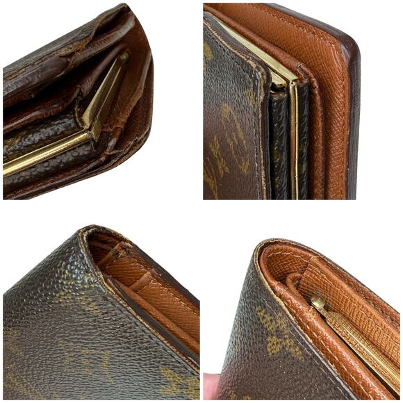 Louis Vuitton Monogram Kisslock Wallet And LV Box Authentic Vintage - Picture 7 of 16